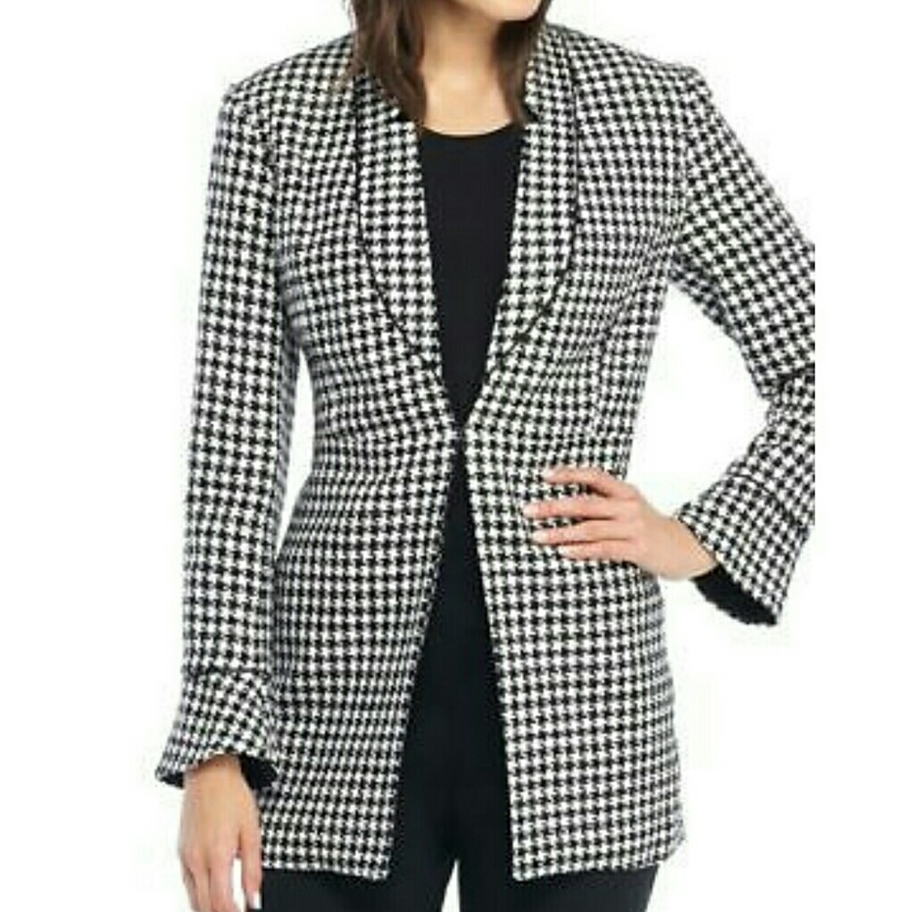 The Limited Sparkle Houndstooth Jacket